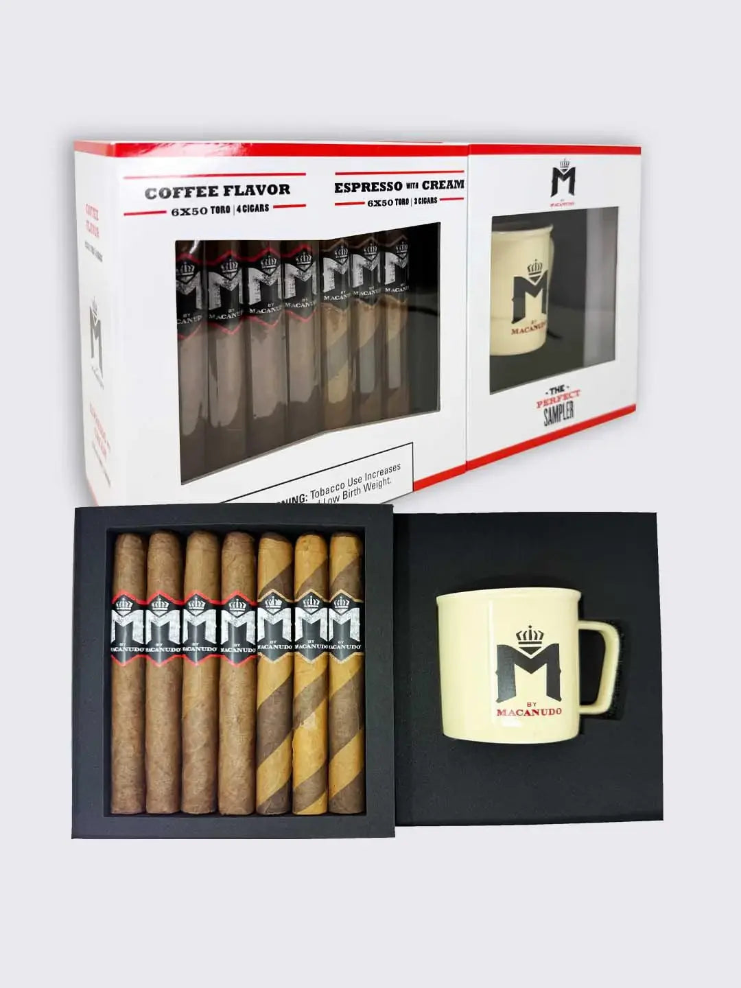 Macanudo M Coffee & Espresso With Cream Cigars Gift Set