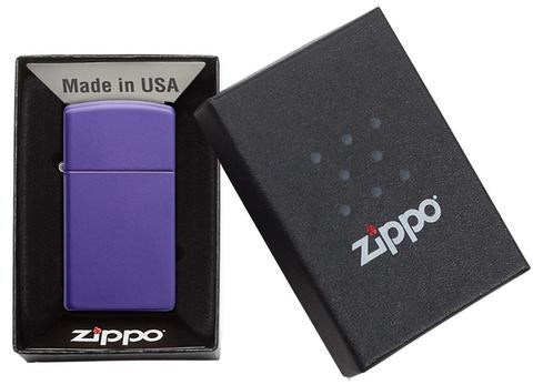 Zippo Lighter - Slim® Purple Matte