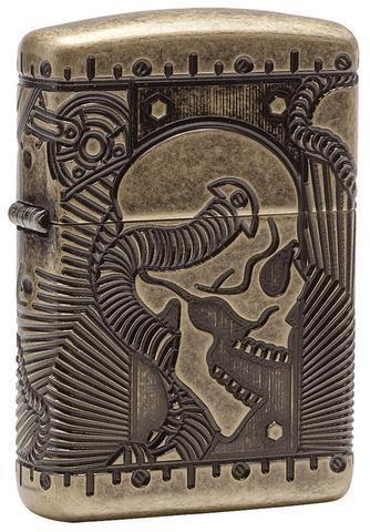 Zippo Lighter - Steampunk Antique Brass - Lighter USA
