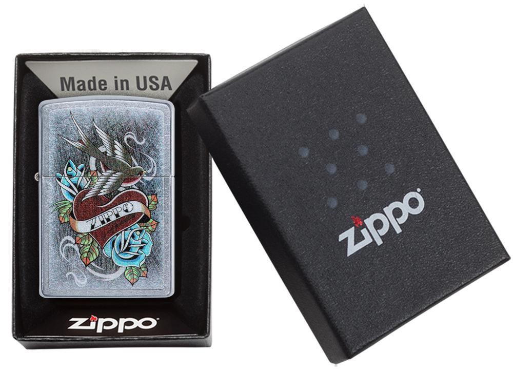 Zippo Lighter - Vintage Tattoo - Lighter USA