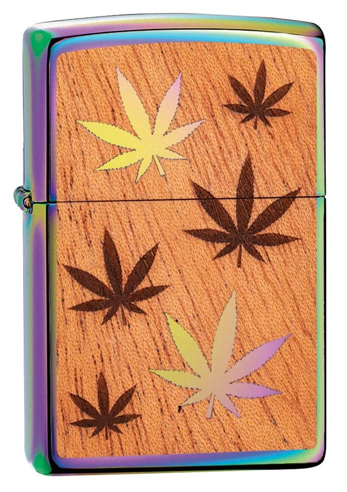Zippo Lighter - WOODCHUCK USA Leaves - Lighter USA