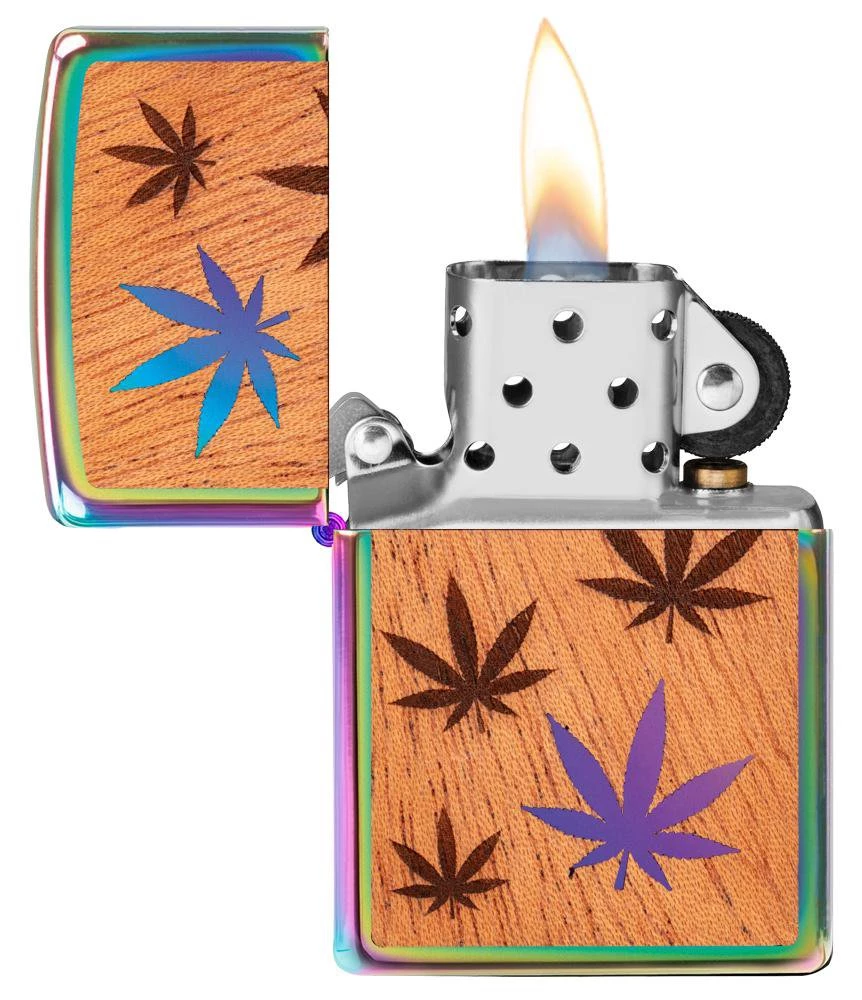 Zippo Lighter - WOODCHUCK USA Leaves - Lighter USA