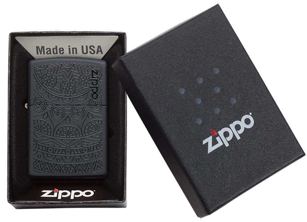 Zippo Lighter - Tone on Tone Design - Lighter USA