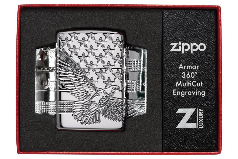 Zippo Lighter - Patriotic Design - Lighter USA