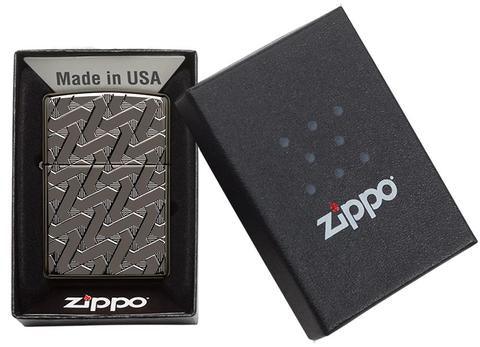 Zippo Lighter - Armor® Geometric Weave Design