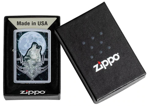 Zippo Lighter - Howling Wolf Zippo Lighter - Howling Wolf Zippo - Lighter USA