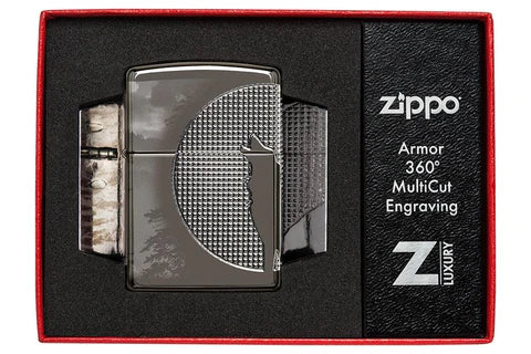 Zippo Lighter - Armor Wolf Design Zippo Lighter - Armor Wolf Design Zippo - Lighter USA