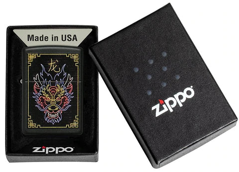Zippo Lighter - Neon Dragon Zippo Lighter - Neon Dragon Zippo - Lighter USA