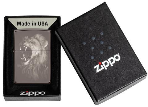 Zippo Lighter - Lion Design - Lighter USA