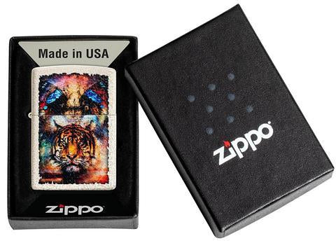 Zippo Lighter - Tiger Design - Lighter USA