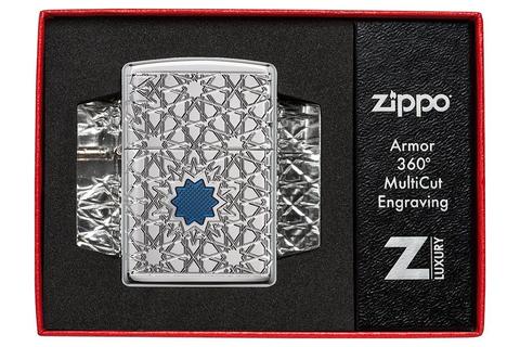 Zippo Lighter - Star Pattern