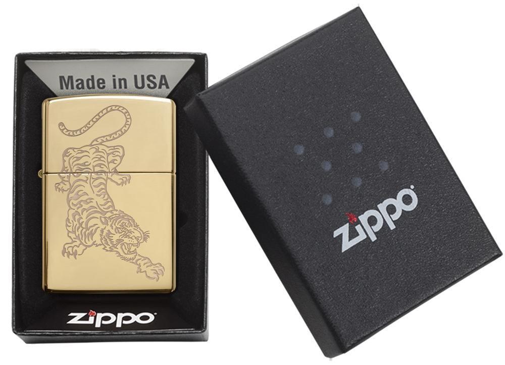 Zippo Lighter - Tiger Design - Lighter USA