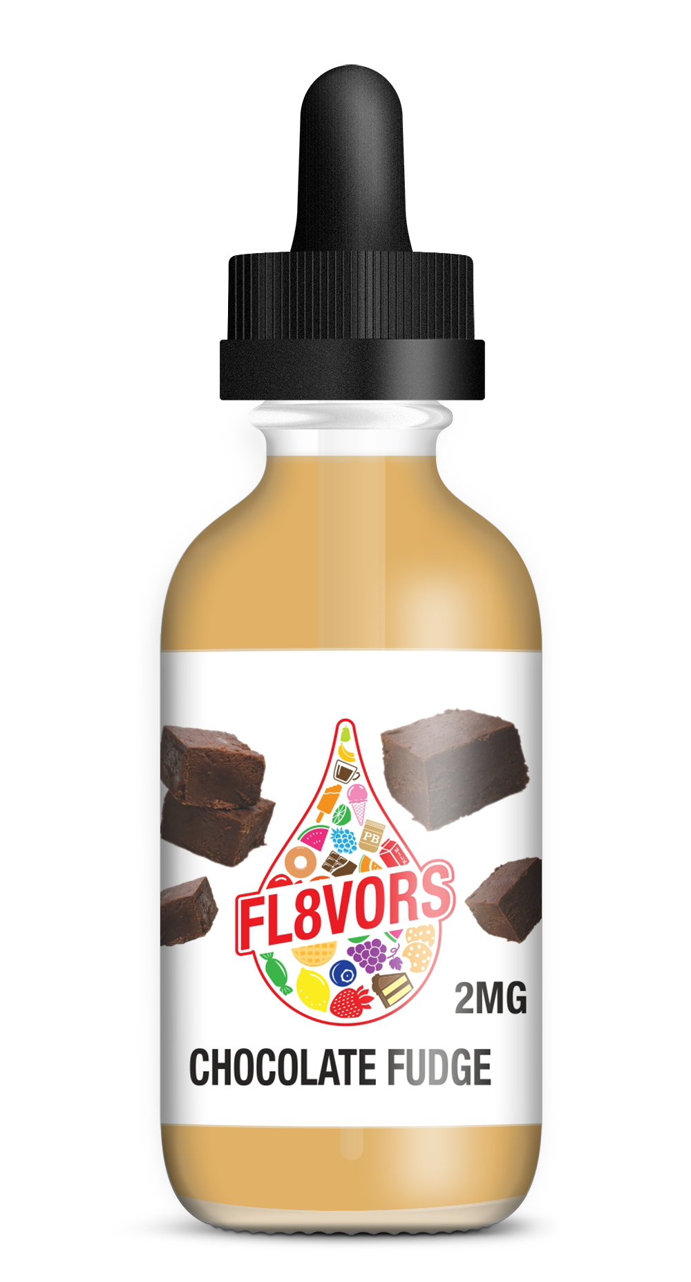 FL8VORS 60ml Vape Juice - Chocolate Fudge