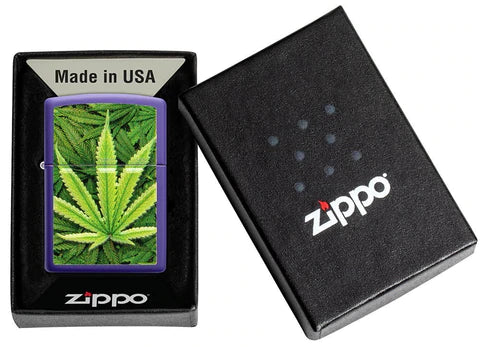 Zippo Lighter - Cannabis Zippo Lighter - Cannabis Zippo - Lighter USA