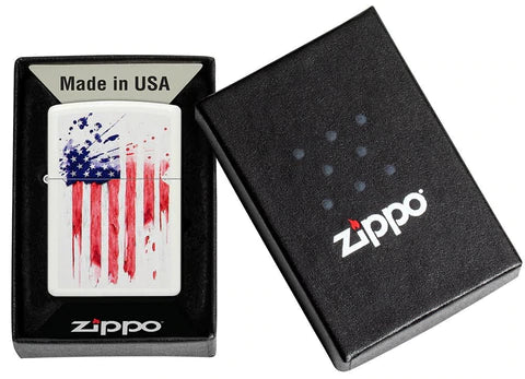 Zippo Lighter - Splattered US Flag Zippo Lighter - Splattered US Flag Zippo - Lighter USA
