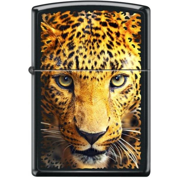 Zippo Lighter - Leopard Black Matte - Lighter USA