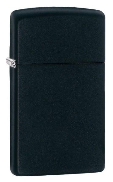 Zippo Lighter - Slim Black Matte - Lighter USA