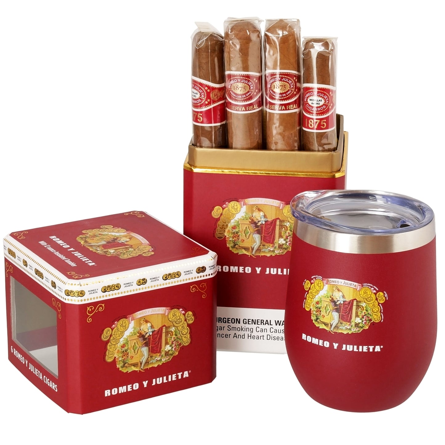 Romeo y Julieta Sampler & Tumbler Gift Set
