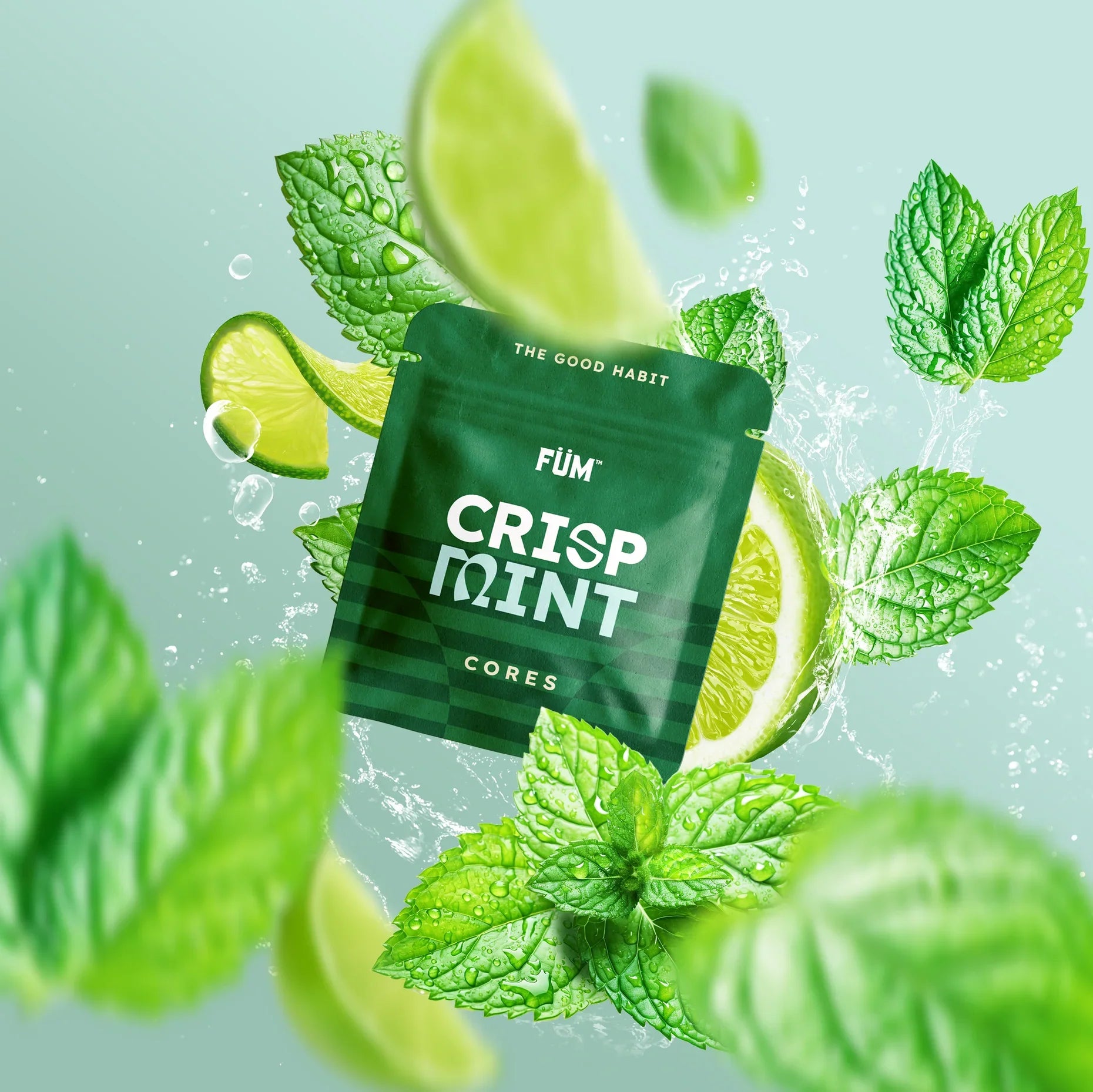 FÜM Flavor Core Crisp Mint - 3 Pack - Lighter USA