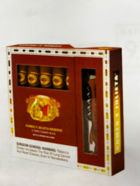 Romeo Y Julieta Reserve Wine Key Sampler (Box of 5)