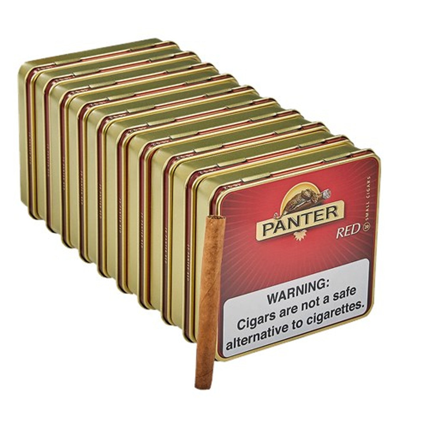 Panter Red Small Cigars (10 Packs of 20 Cigars)