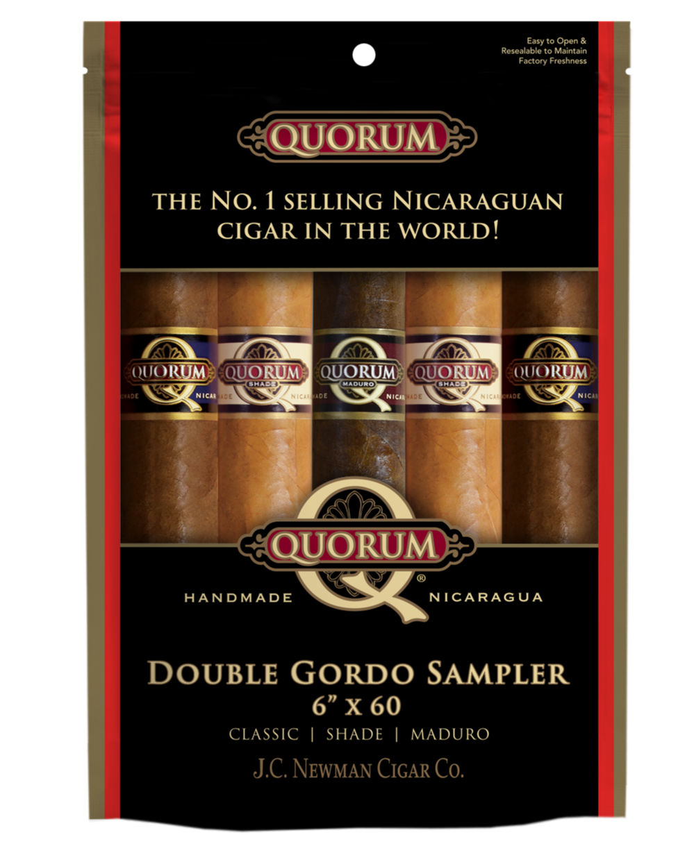 Quorum Double Gordo Sampler Fresh Pack Cigars - 5ct