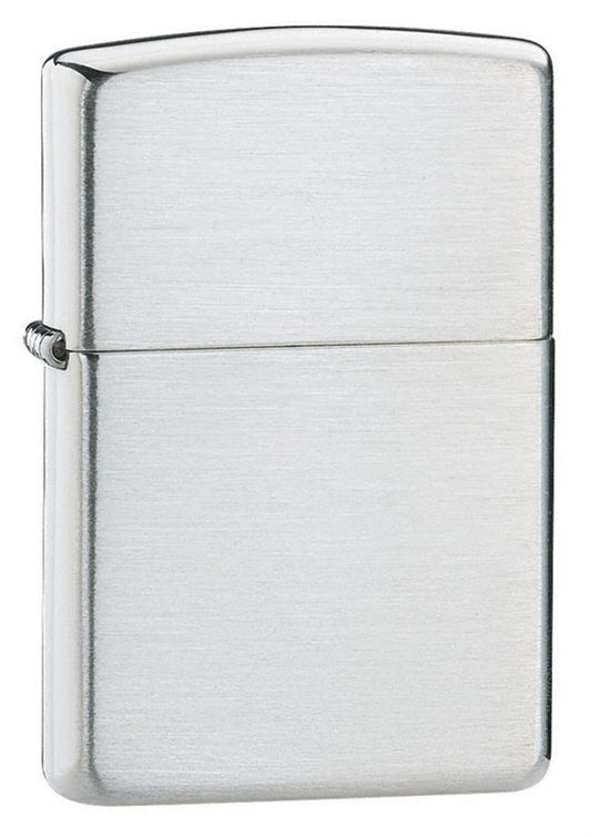 Zippo Lighter - Sterling Silver Brushed Finish - Lighter USA