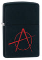 Zippo Lighter - Anarchy Black Matte - Lighter USA