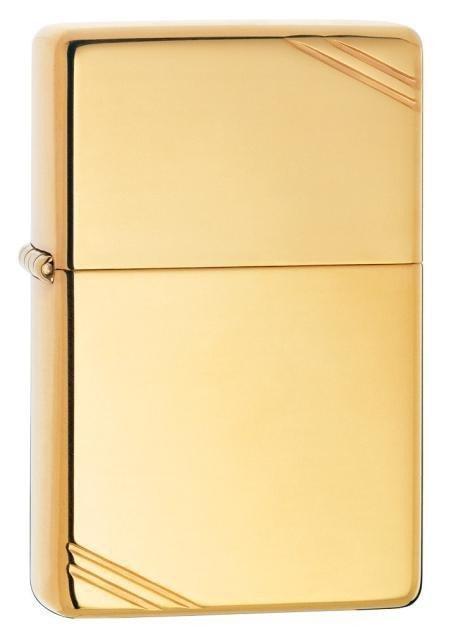 Zippo Lighter - Vintage High Polish Brass - Lighter USA