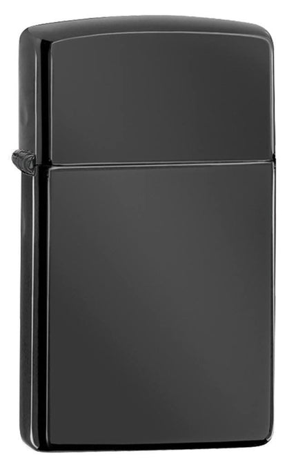 Zippo Lighter - Slim High Polish Black - Lighter USA