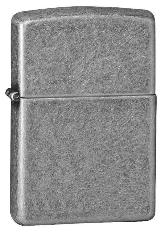 Zippo Lighter - Armor/Antique Silver Plate - Lighter USA