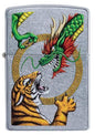 Zippo Lighter - Chinese Dragon Street Chrome™ Design - Lighter USA