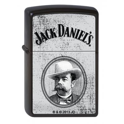 Zippo Lighter - Jack Daniel's Image Black Matte - Lighter USA