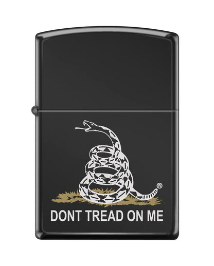 Zippo Lighter - Black Ice Don't Tread On Me - Lighter USA