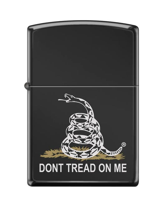 Zippo Lighter - Black Ice Don't Tread On Me - Lighter USA