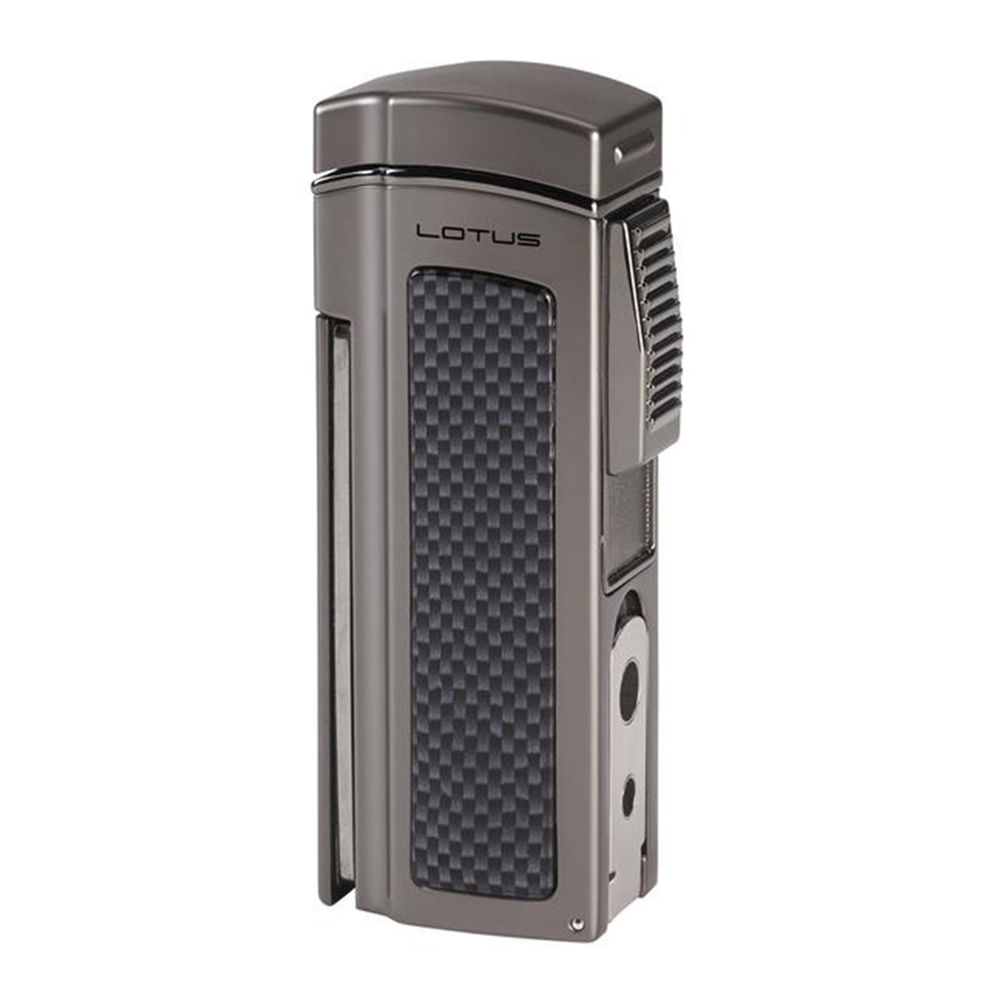 Lotus Dominator Quad Torch Table Lighter - Black Matte - Lighter USA