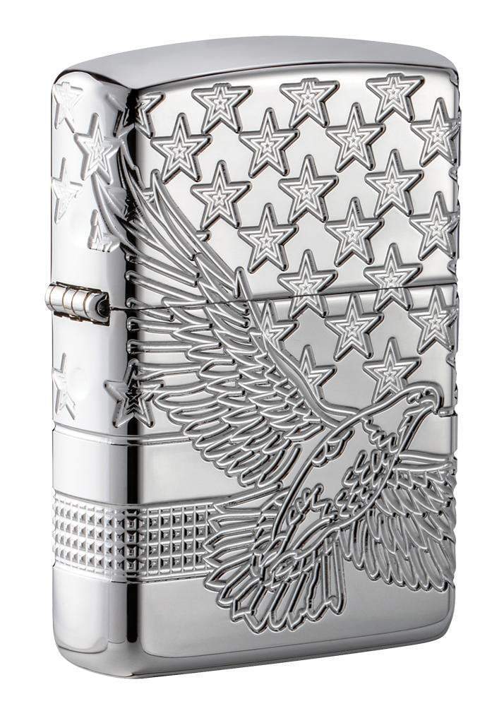 Zippo Lighter - Patriotic Design - Lighter USA