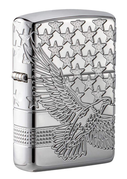 Zippo Lighter - Patriotic Design - Lighter USA