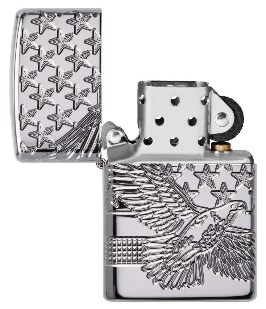 Zippo Lighter - Patriotic Design - Lighter USA