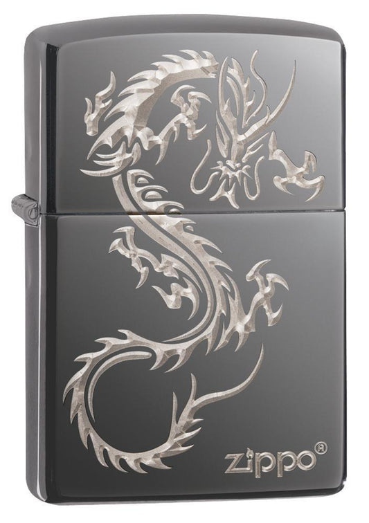 Zippo Lighter - Chinese Dragon Design - Lighter USA