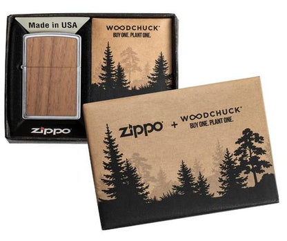 Zippo Lighter - Woodchuck USA Walnut - Lighter USA