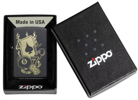 Zippo Lighter - Gambling w/ Luck Zippo Lighter - Gambling w/ Luck Zippo - Lighter USA