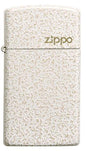 Zippo Lighter - Slim® Mercury Glass Zippo Logo