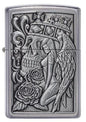 Zippo Lighter - Skull and Angel Emblem Design - Lighter USA