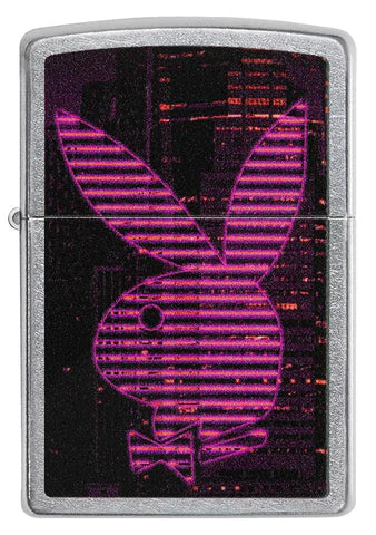 Zippo Lighter - Playboy Neon Pink Stripes Zippo Lighter - Playboy Neon Pink Stripes Zippo - Lighter USA