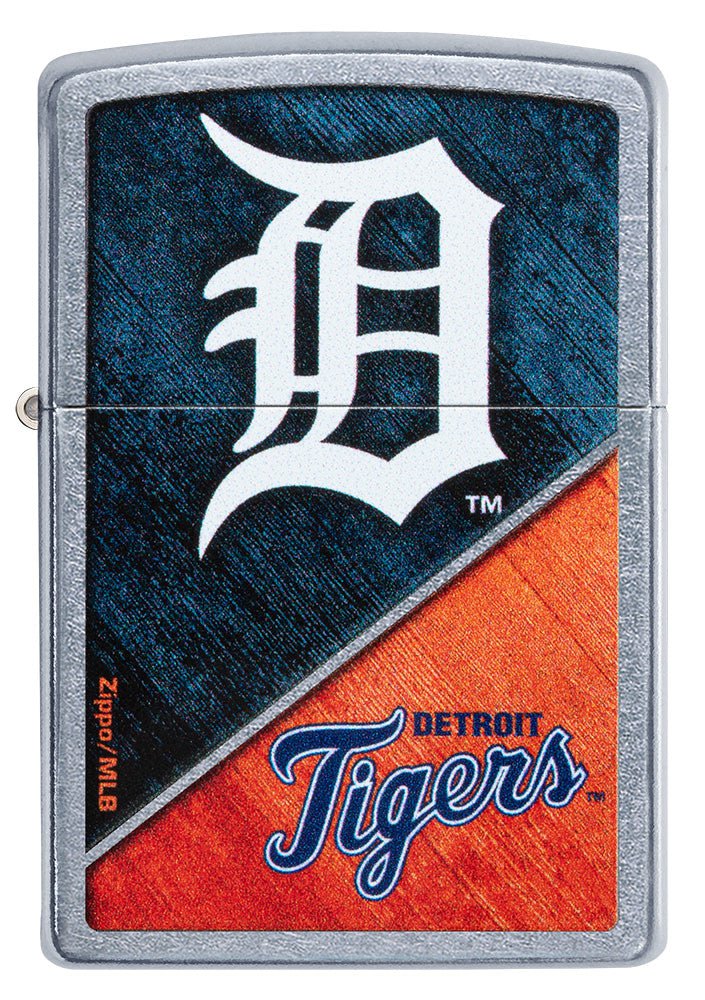 Zippo Lighter - MLB Detroit Tigers Street Chrome Zippo Lighter - MLB Detroit Tigers Street Chrome Zippo - Lighter USA