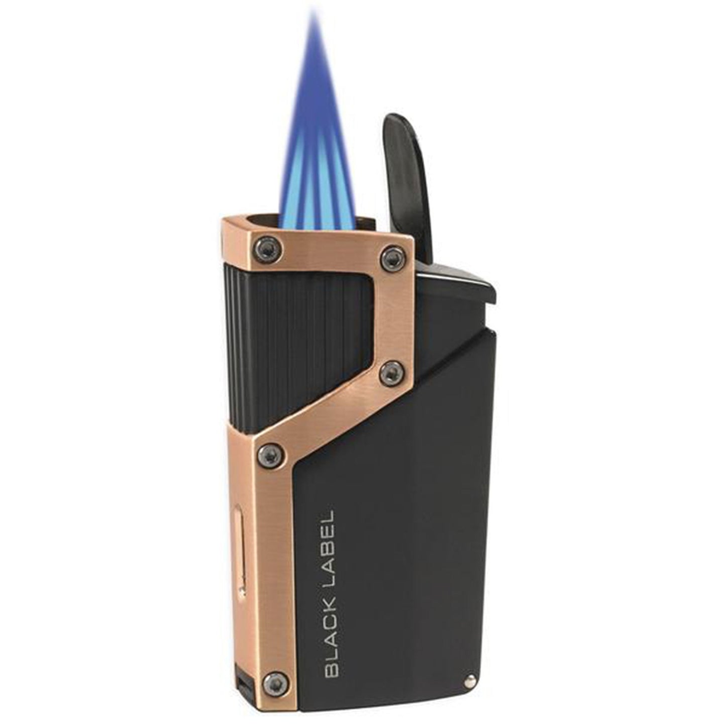 Black Label Czar Quad Torch Cigar Lighter - Lighter USA