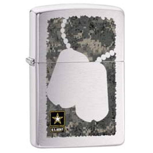 Zippo Lighter - US Army Dog Tag - Lighter USA