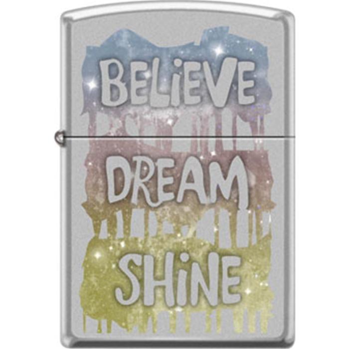 Zippo Lighter - Believe Dream Shine - Lighter USA