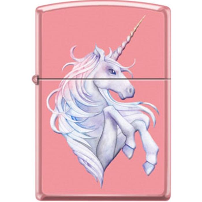 Zippo Lighter - Unicorn on Pink - Lighter USA